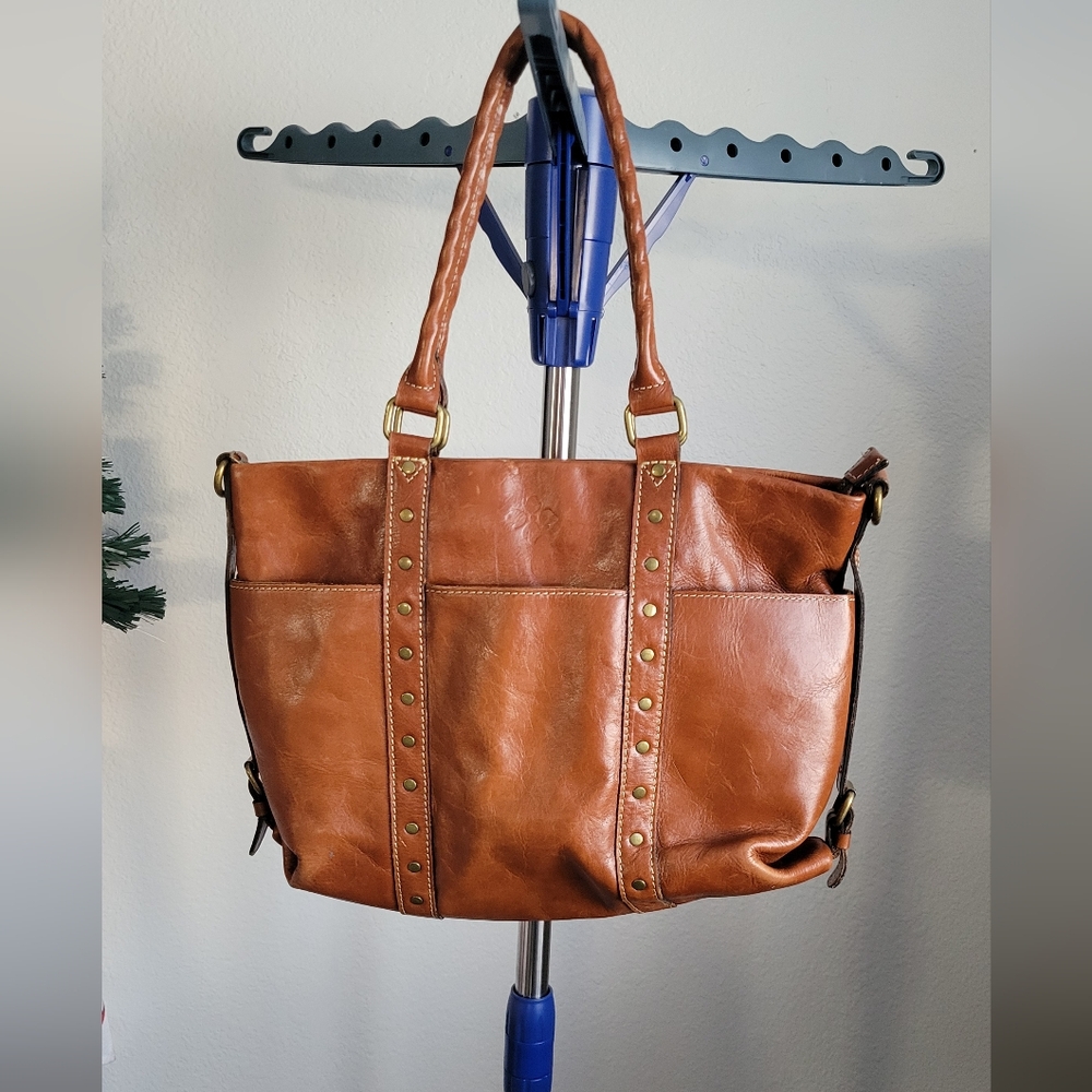 Patricia Nash Talloria Leather Tote *flawed*